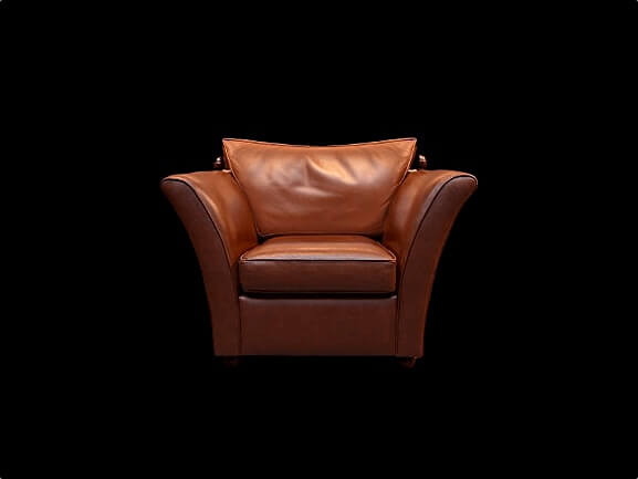 springvale knoll fauteuil cognac-stoel bruin